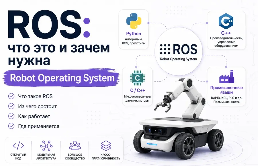 ROS: что это и зачем нужна Robot Operating System ROS: что это и зачем нужна Robot Operating System