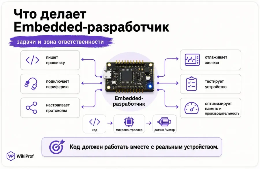 Что делает embedded-разработчик