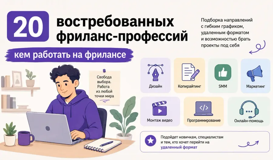 20 востребованных фриланс-профессий: кем работать на фрилансе 20 востребованных фриланс-профессий: кем работать на фрилансе