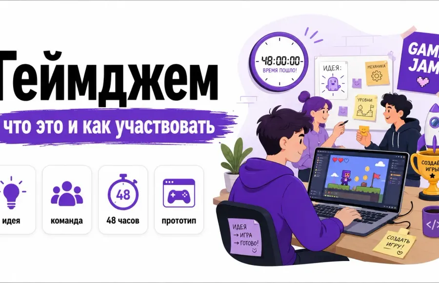 Геймджем: что это, как проходит и как участвовать