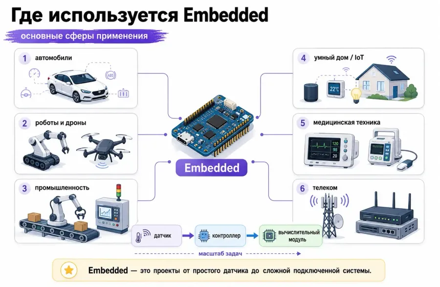 Применение Embedded-разработки