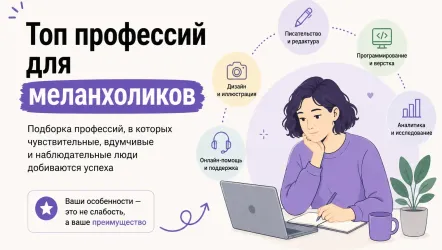 Список профессий для меланхоликов: как выбрать подходящую специальность
