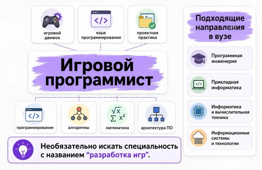 Какая образовательная база нужна будущему разработчику игр