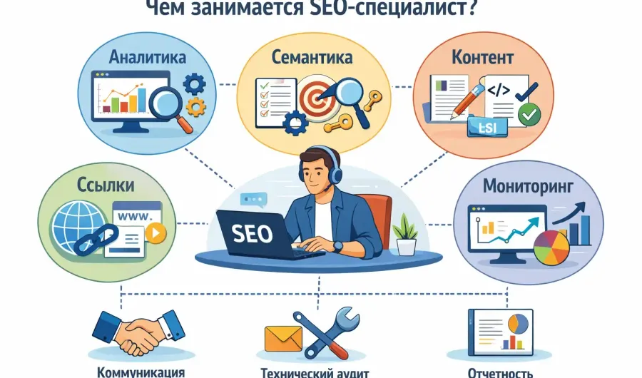 Чем занимается SEO-специалист: задачи и рутина Чем занимается SEO-специалист: задачи и рутина
