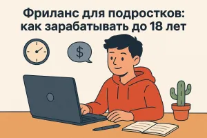 Фриланс для подростков: как зарабатывать до 18 лет