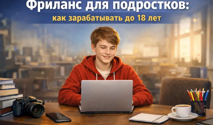 Фриланс для подростков: 7 способов зарабатывать в интернете до 18 лет Фриланс для подростков: 7 способов зарабатывать в интернете до 18 лет