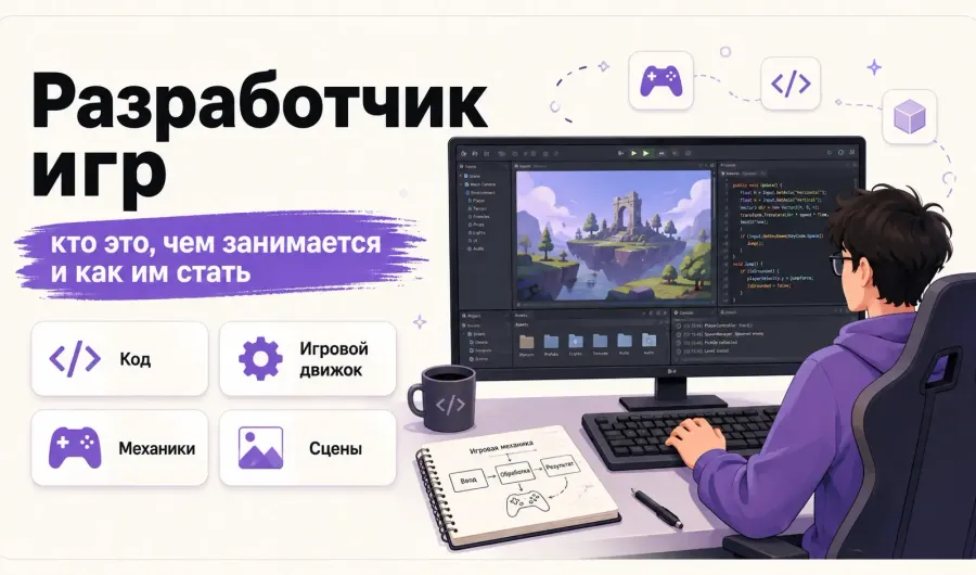 Разработчик игр: кто это, чем занимается и как им стать