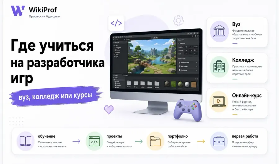 Где учиться на разработчика игр: вузы, колледжи и курсы