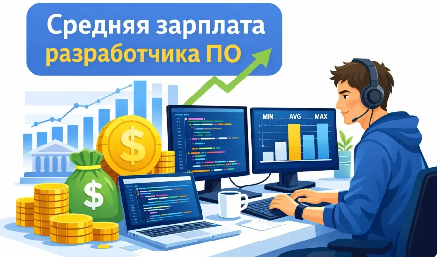 Сколько в среднем зарабатывает разработчик ПО Сколько в среднем зарабатывает разработчик ПО