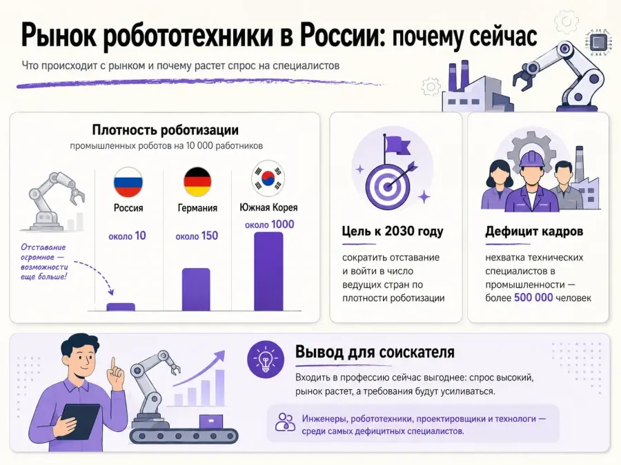 Рынок робототехники в России