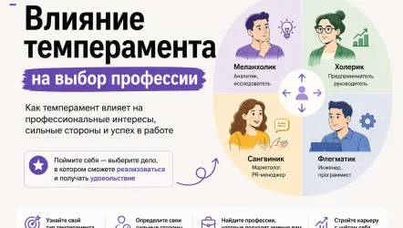 Как темперамент влияет на выбор профессии