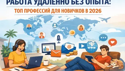 Работа удаленно без опыта: ТОП профессий для новичков в 2026
