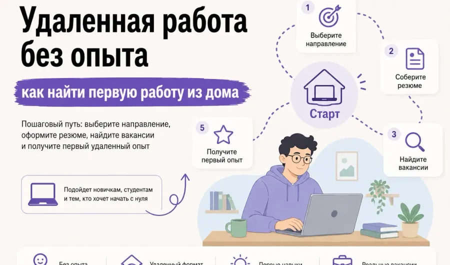 Работа удаленно без опыта: как новичку начать зарабатывать
