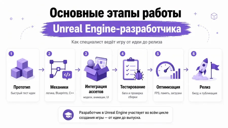 Что делает Unreal Engine-разработчик