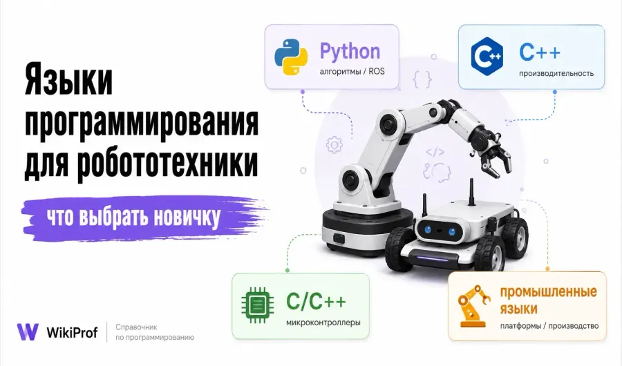 Языки программирования для робототехники: какие нужны и что выбрать Языки программирования для робототехники: какие нужны и что выбрать